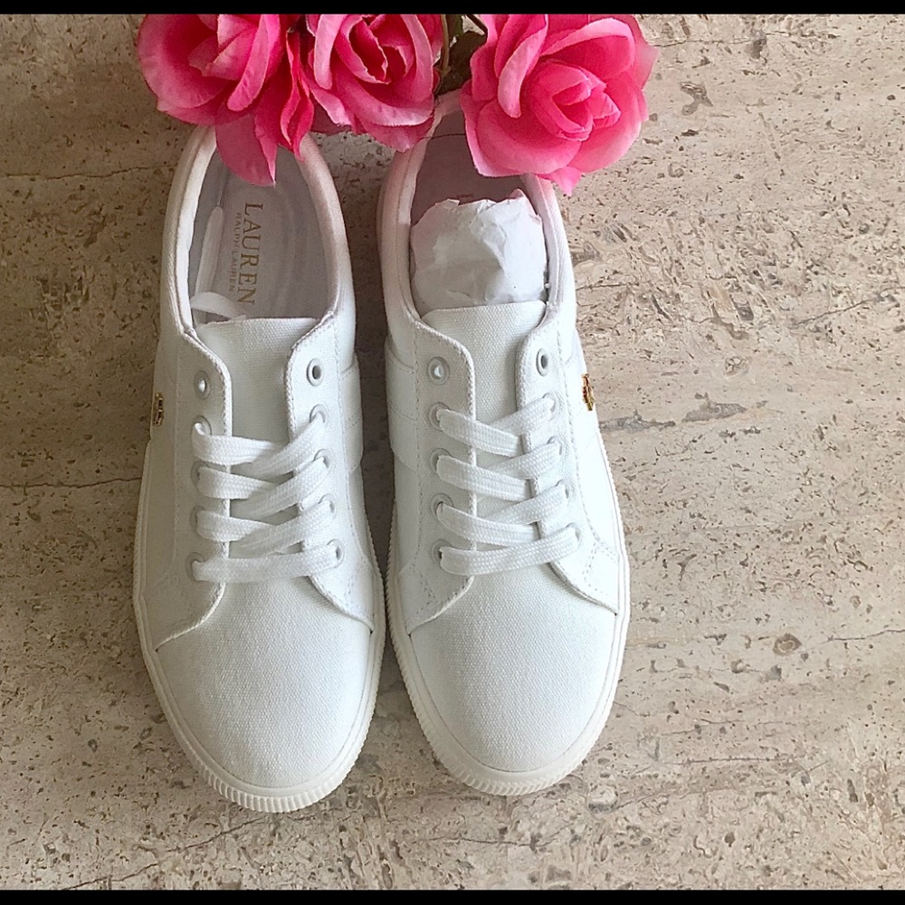 NWB  Lauren Ralph Lauren  tennis shoes size 8